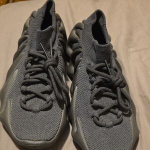 Yeezy Dark Gray Knit Sneakers